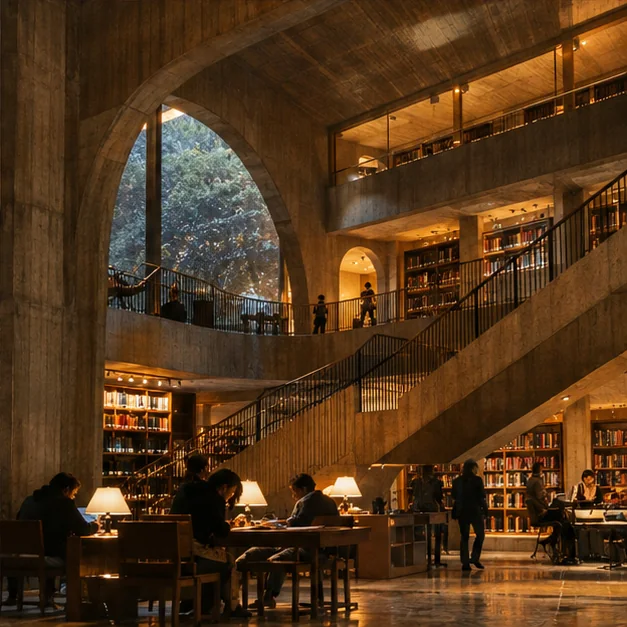 Detalles de un interior arquitectónico de muestra